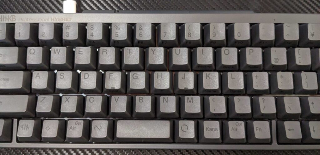 愛用しているHHKB のキーボード